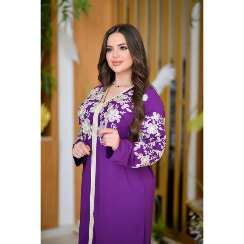 Jebba tunisienne fleurie