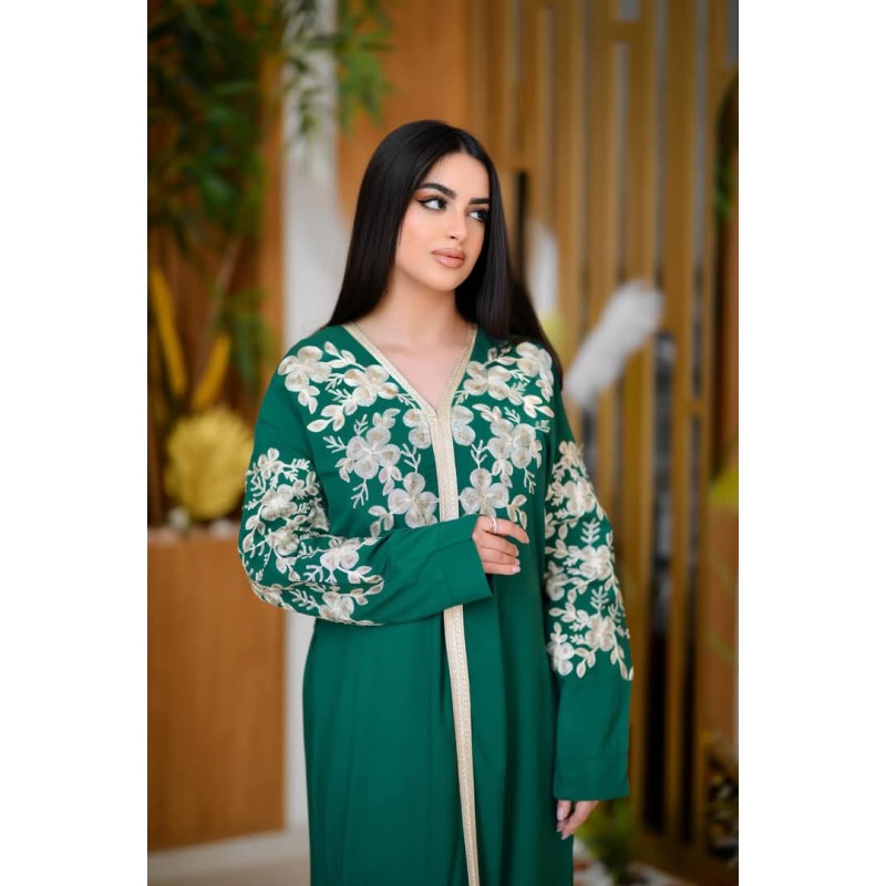 Jebba tunisienne fleurie