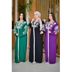 Jebba tunisienne fleurie