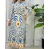 Robe imprimée avec ceinture