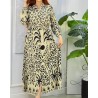 Robe imprimée avec ceinture