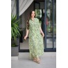 Robe chemise fleurie à Manches Longues