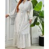 Robe à rayures avec ceinture