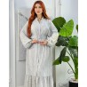 Robe à rayures avec ceinture