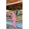 Ensemble 2 pièces pour femme - Haut large avec pantalon