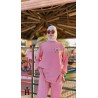 Ensemble 2 pièces pour femme - Haut large avec pantalon