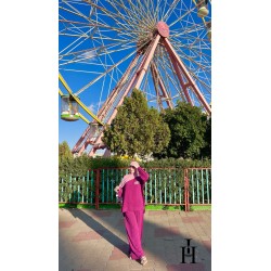 Ensemble 2 pièces pour femme - Haut large avec pantalon