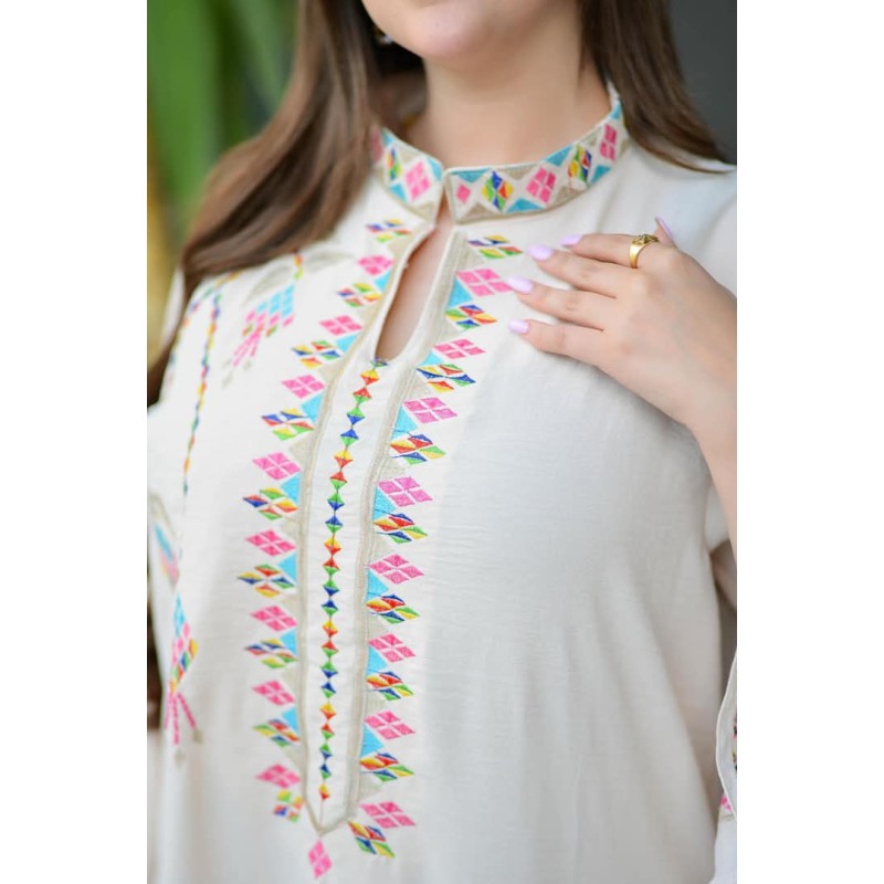 Robe égyptienne brodé