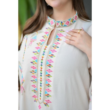 Robe égyptienne brodé