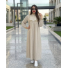 Robe chemise femme luxe — Kamraya brodé col