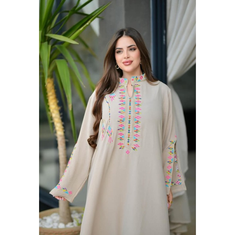 Robe égyptienne brodé