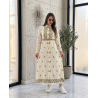 Robe Longue Femme Chic avec Broderie et Ceinture Élégante