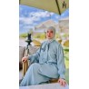 Ensemble Satiné Femme Chic – Tenue Élégante, Fluide et Modeste