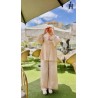 Ensemble Satiné Femme Chic – Tenue Élégante, Fluide et Modeste