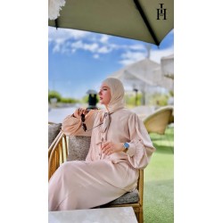 Ensemble Satiné Femme Chic – Tenue Élégante, Fluide et Modeste