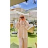 Ensemble Satiné Femme Chic – Tenue Élégante, Fluide et Modeste