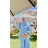 Ensemble Satiné Femme Chic – Tenue Élégante, Fluide et Modeste