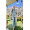 Ensemble Satiné Femme Chic – Tenue Élégante, Fluide et Modeste
