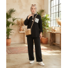 Ensemble Set Femme 2 Pièces Kamraya avec poche crochet – Tunique Ample & Pantalon Fluide Élégant