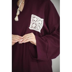 Ensemble Set Femme 2 Pièces Kamraya avec poche crochet – Tunique Ample & Pantalon Fluide Élégant