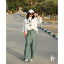 Ensemble Femme Tendance – Set 2 Pièces Casual Chic - Pull coton Pantalon Kamraya