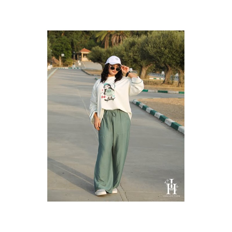 Ensemble Femme Tendance – Set 2 Pièces Casual Chic - Pull coton Pantalon Kamraya