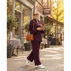 Ensemble Set Femme 2 Pièces Kamraya avec poche crochet – Tunique Ample & Pantalon Fluide Élégant