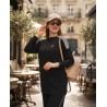 Jogging Femme 2 Pièces avec bandes blanc – Confort & Style Sport Chic | PerlaMode