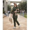 Jogging Femme Chic et Sportif Polo avec Fermeture Devant – Ensemble Confortable