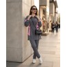 Jogging Femme Chic et Sportif Polo avec Fermeture Devant – Ensemble Confortable