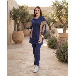 Jogging Femme Chic et Sportif Polo avec Fermeture Devant – Ensemble Confortable