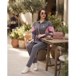 Jogging Femme Chic et Sportif Polo avec Fermeture Devant – Ensemble Confortable