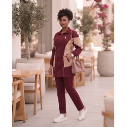 Jogging Femme Chic et Sportif Polo avec Fermeture Devant – Ensemble Confortable